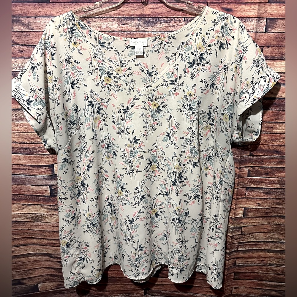 Motherhood Maternity Floral Blouse